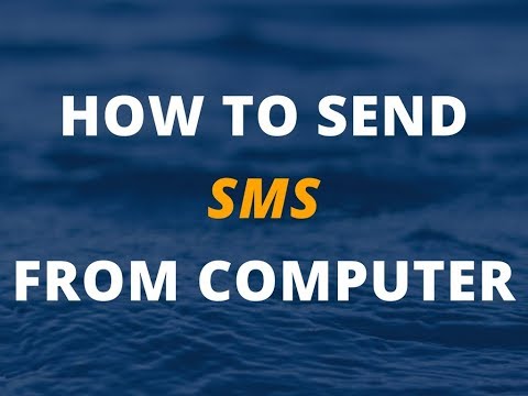 How to Send text from Computer | Bulk sms