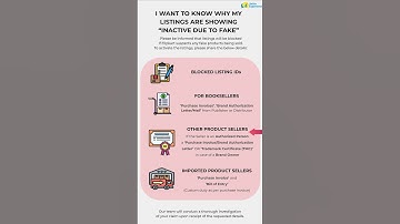 I want to know why my listing are showing "Inactive due to Fake" | Sell on Flipkart