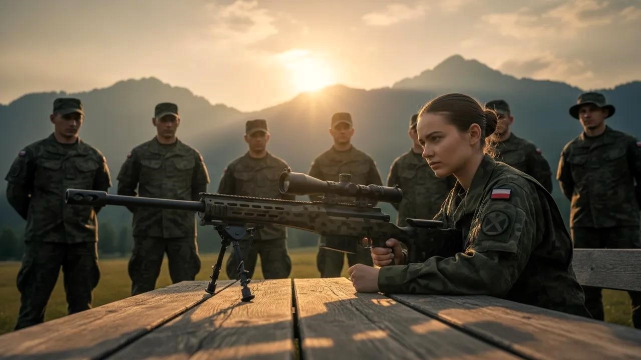 Czyściła Barrett .50 — aż sierżant odkrył jej rekordowy strzał na 3200 metrów.