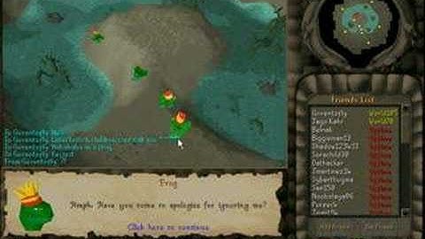 runescape frog video