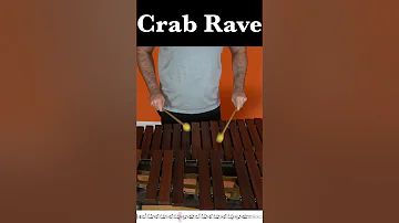 "Crab Rave" on Marimba!