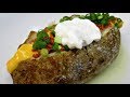 Classic Baked Potato - Steak House Style Salted Baked Potato Recipe - PoorMansGourmet