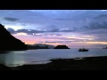 Sunset on the Great Barrier Island