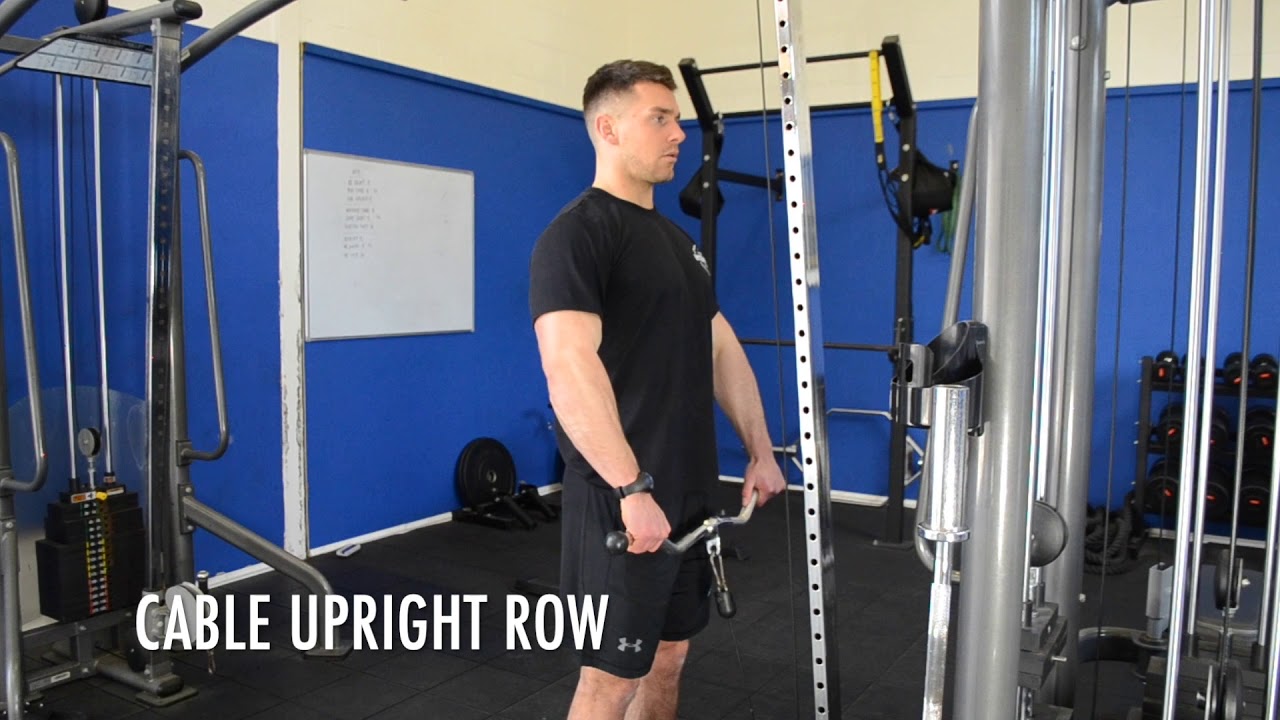 CABLE UPRIGHT ROW - YouTube