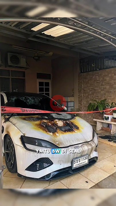 BYD ELECTRIC CAR SUDDENLY FIRE 😱