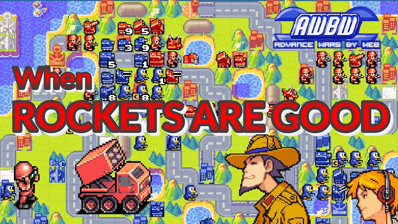 Advanced Wars Rockets When Rockets are good in Advance Wars By Web - YouTube