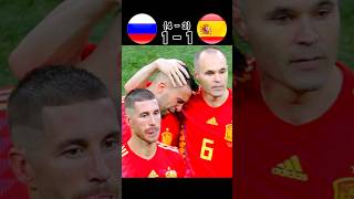 Spain vs Russia Fifa World Cup 2018 round of 16 #football #youtube #shorts screenshot 5
