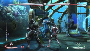 Injustice: gimmicky block string in corner