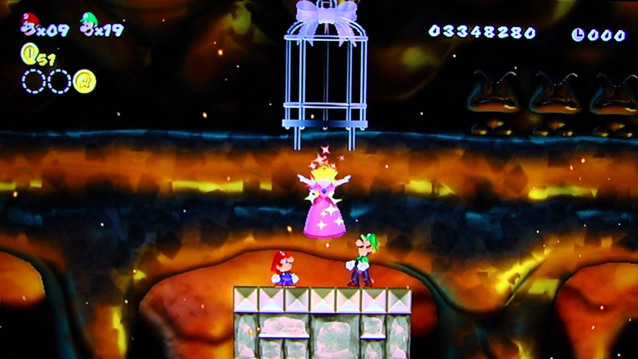 New Super Mario Bros. Wii Co-op pt64 (final)