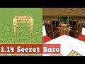 Wie baut man eine Geheime Basis in Minecraft 1.14 | Minecraft 1.14 Geheime Basis Bauen Deutsch