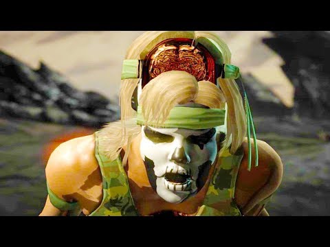 Mortal Kombat XL - MGS3 Zombie Sonya 의상 모드 4K 게임 플레이 모드의 모든 사망자 및 엑스레이