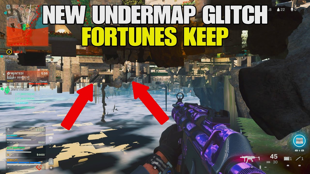 NEW FORTUNES KEEP GLITCH Under Map Glitch (Fortunes Keep Glitches)