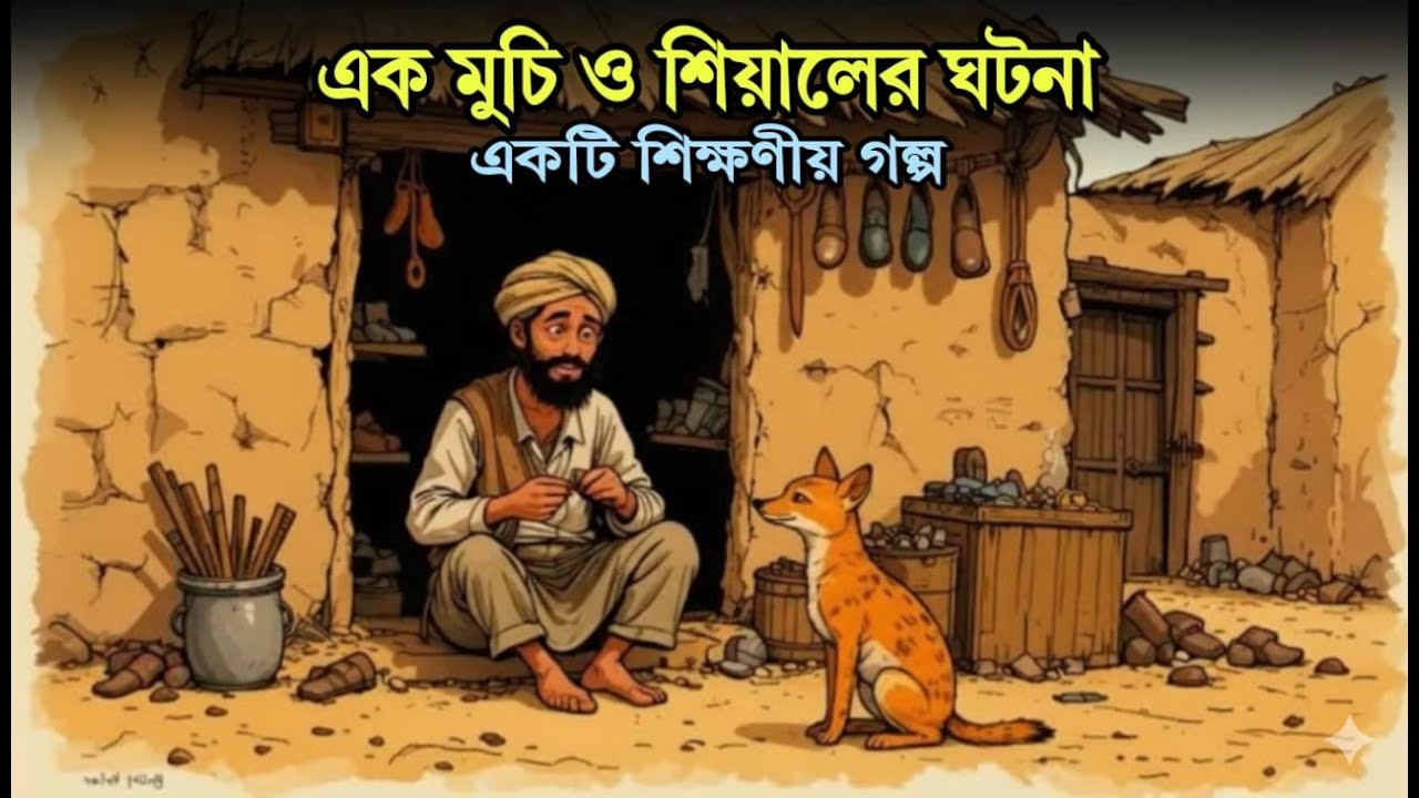 ⁣​  এক মুচি ও চালাক শিয়ালের ঘটনা || একটি শিক্ষণীয় আজব ঘটনা |