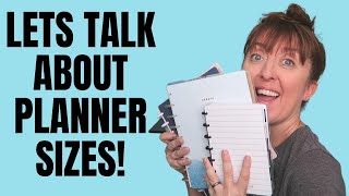 DIFFERENT PLANNER SIZES & COMPARISON - BIG vs CLASSIC vs SKINNY vs MINI vs JUNIOR for BEGINNERS