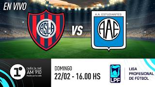 SAN LORENZO VS. ESTUDIANTES RIO IV | TORNEO APERTURA | RADIO LA RED EN VIVO screenshot 1