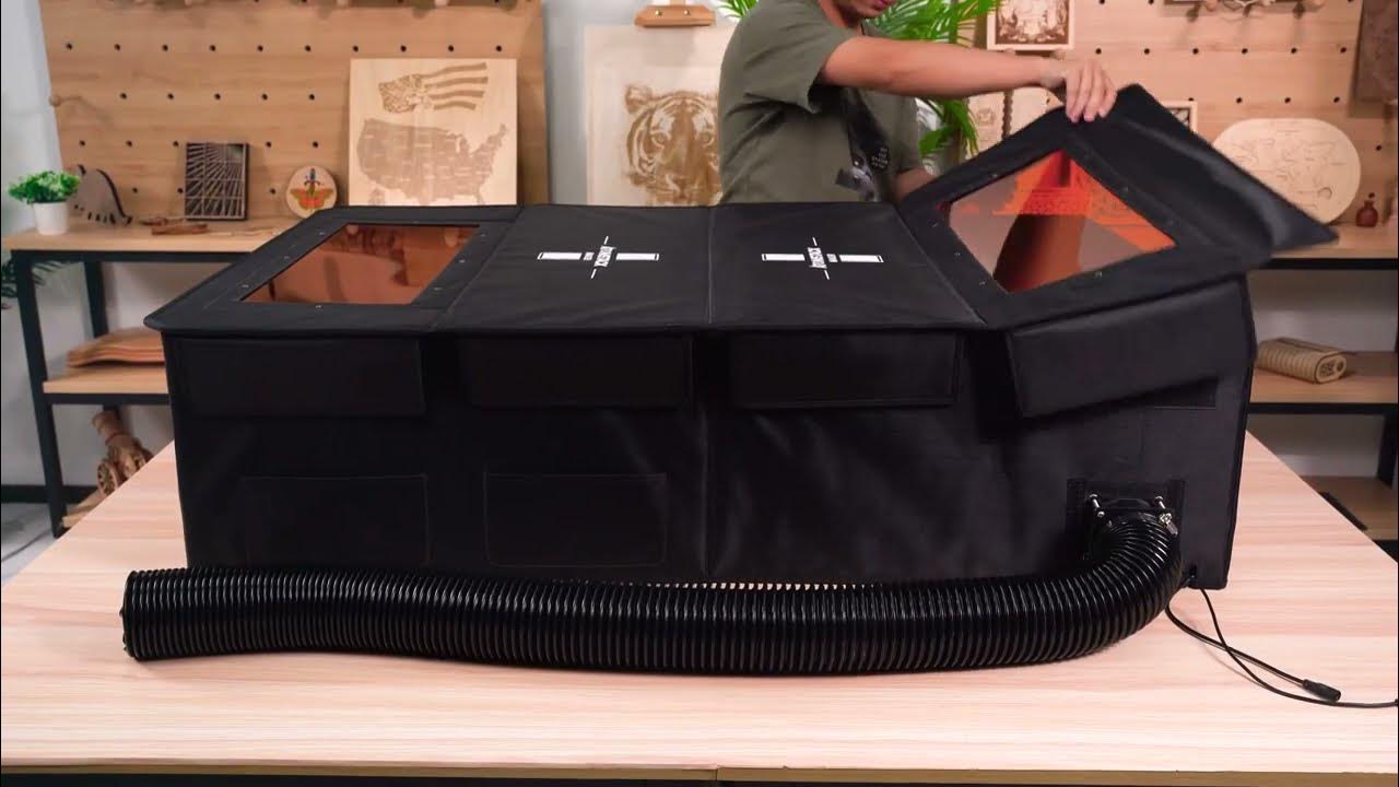 How to Install Atomstack Maker FB2 Plus Enclosure Unboxing and use