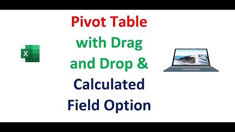 Pivot Table Drag & Drop in MS Excel | How do I rearrange the items in a pivot table?