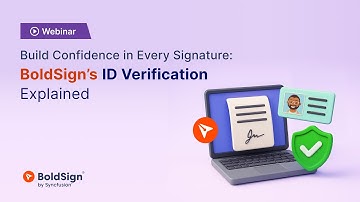 BoldSign’s ID Verification Explained [Webinar]