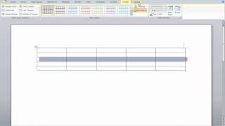 Word 2007 Split Table