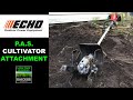 ECHO PAS Cultivator Attachment with PAS 2620 Power Head