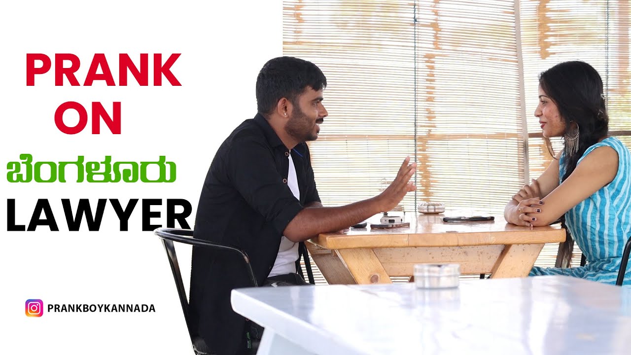Prank On Lawyer Prank Boy Kannada Kannada Prank Prank Boy
