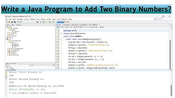 Write a Java Program To add Two Binary Numbers? | Adding Two Binary Numbers in Java- Hindi