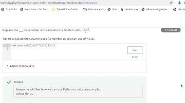 Python Golden ratio: