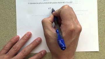 General Chemistry III - Solving for pH of a Weak Acid - Simple Ka Problem