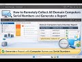 How to Remotely Collect All Domain Computers Serial Numbers and Generate a Report On Windows Server