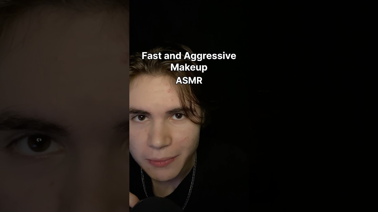 Fast and Aggressive Makeup Applying #asmr - YouTube