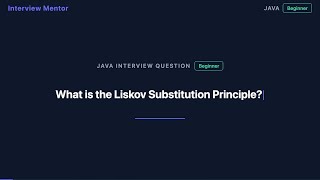 Liskov Substitution Principle Explained (SOLID Principles)