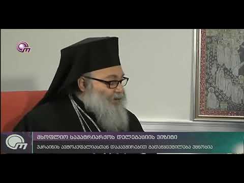 მსოფლიო საპატრიარქოს დელეგაციის ვიზიტი