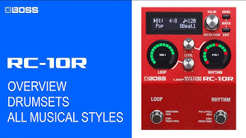 SOUND DEMO BOSS RC-10R DRUMSETS OVERVIEW (no talking)