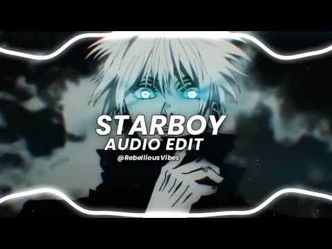 Starboy The Weeknd Edit Audio