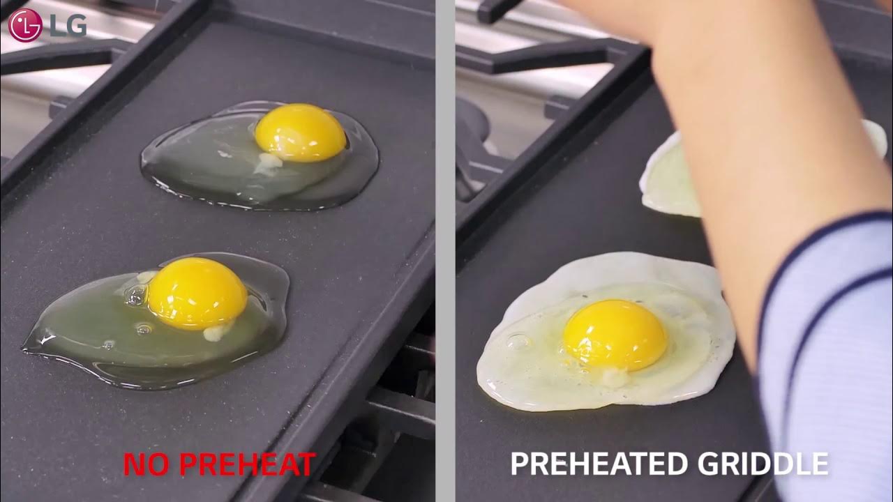 LG Range Proper Griddle Pan Usage YouTube