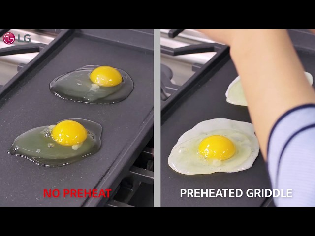 LG Range - Proper Griddle Pan Usage 