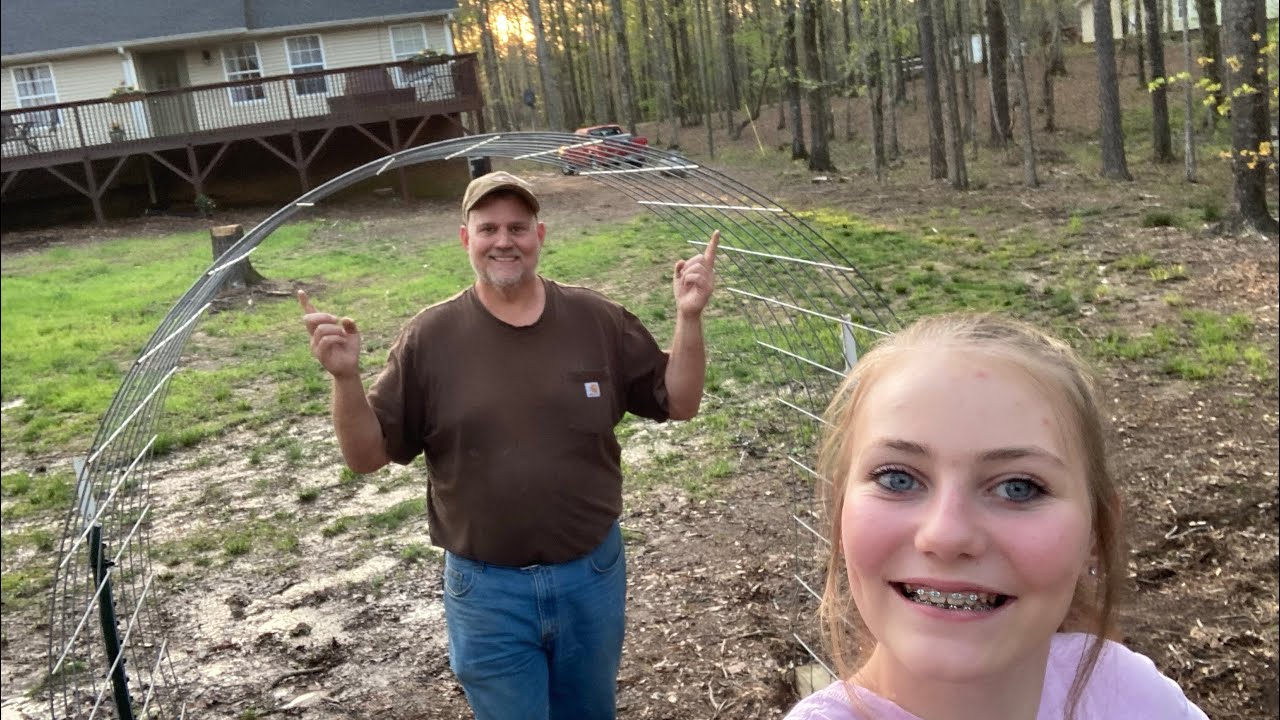 How to make a garden trellis for cheap YouTube