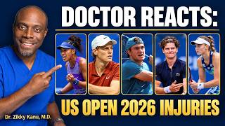 US Open Injuries Explained by a Radiologist - Osaka, Sinner, Draper, Blockx, Rybakina and Ruud"