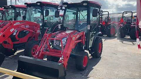 Smallest Cab Tractor w/Heat/AC Kioti CX2510 HST w/loader
