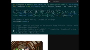 Inspecting LiveView payloads with liveSocket.enableDebug()
