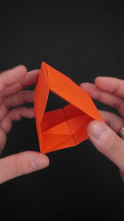 Use paper strip cut from an A4 paper to fold Origami Star