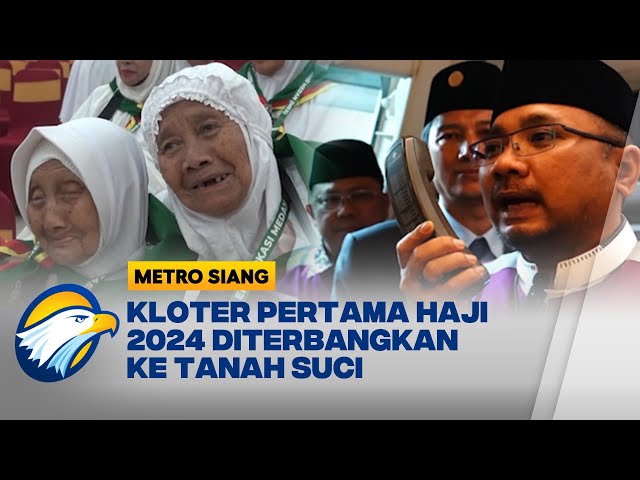 Kloter Pertama Haji 2024 Diterbangkan ke Tanah Suci class=