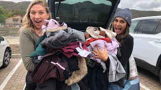WE FOUND 2 BAGS FULL OF CLOTHES! STORE THREW THEM IN THE TRASH!