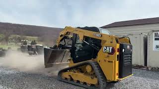 2022 Caterpillar Cat 239D3 Rubber Track Skid Steer Loader Cab Heat Air 2 Speed Warranty For Sale !!!
