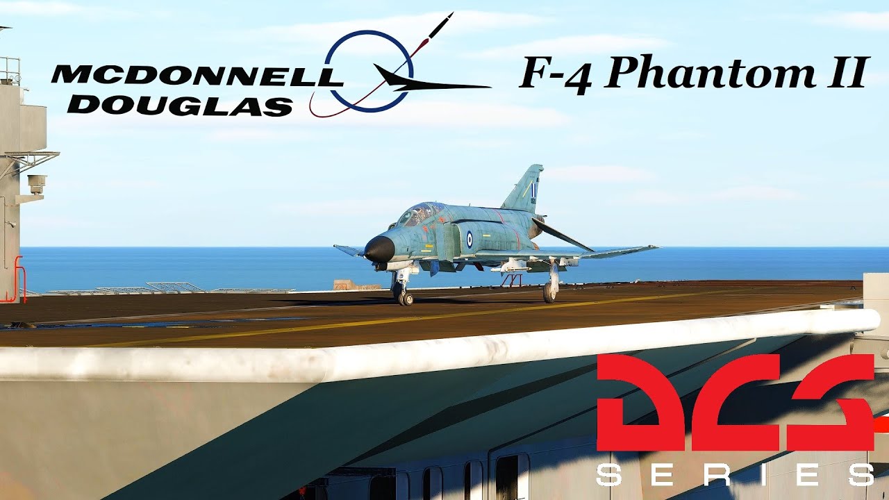DCSWorld. F-4 Phantom II - Посадка на палубу. F-4 Phantom II - Deck landing.