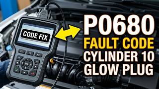 What Is P0680 OBD2 Fault Code - Cylinder 10 Glow Plug Circuit Malfunction Fix