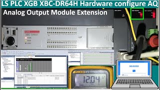 XG5000 software basic programming| PLC LS XGB XBC series hardware configuration with analog output