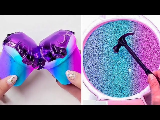 Relaxing Slime Videos  Oddly Satisfying Slime Crunchy ASMR 2022