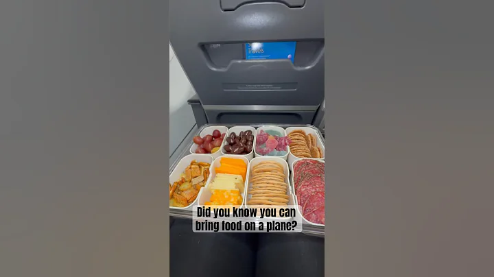 Did you know you can bring food on a plane?    #travelhacks #tsa #travel #foodie #foodhack #snackbox