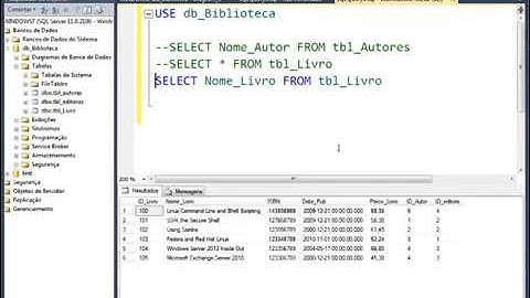 10   T SQL   SELECT FROM   Consultas simples a uma Tabela   SQL Server